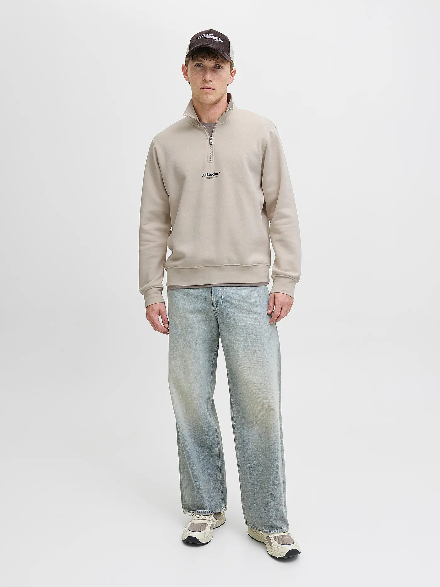 JACK & JONES | Troyer Pullover JJESOHO | creme