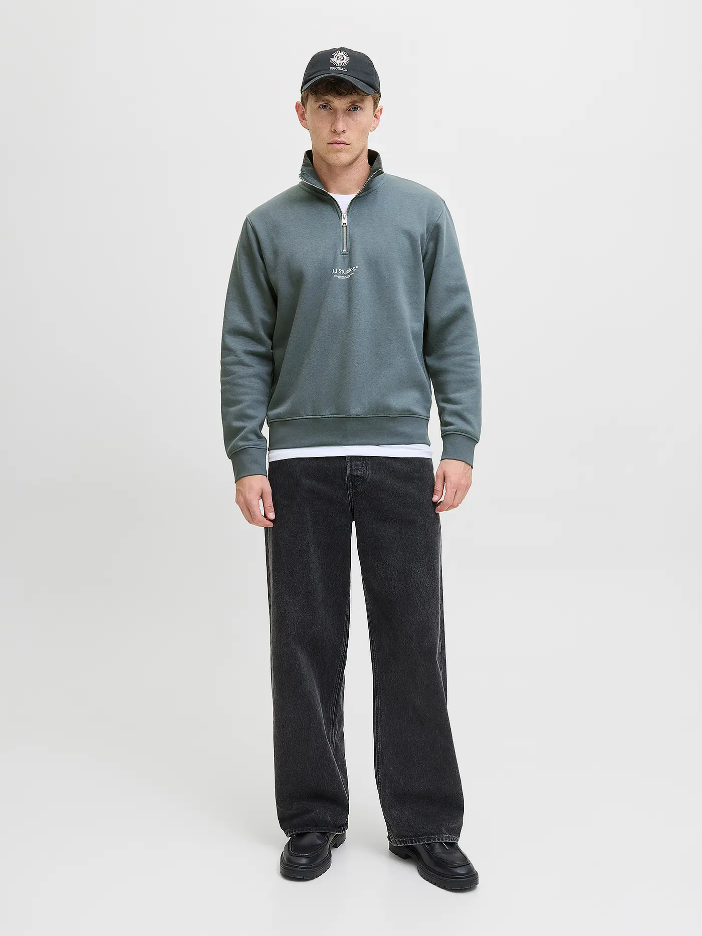 JACK & JONES | Troyer Pullover JJESOHO | blau