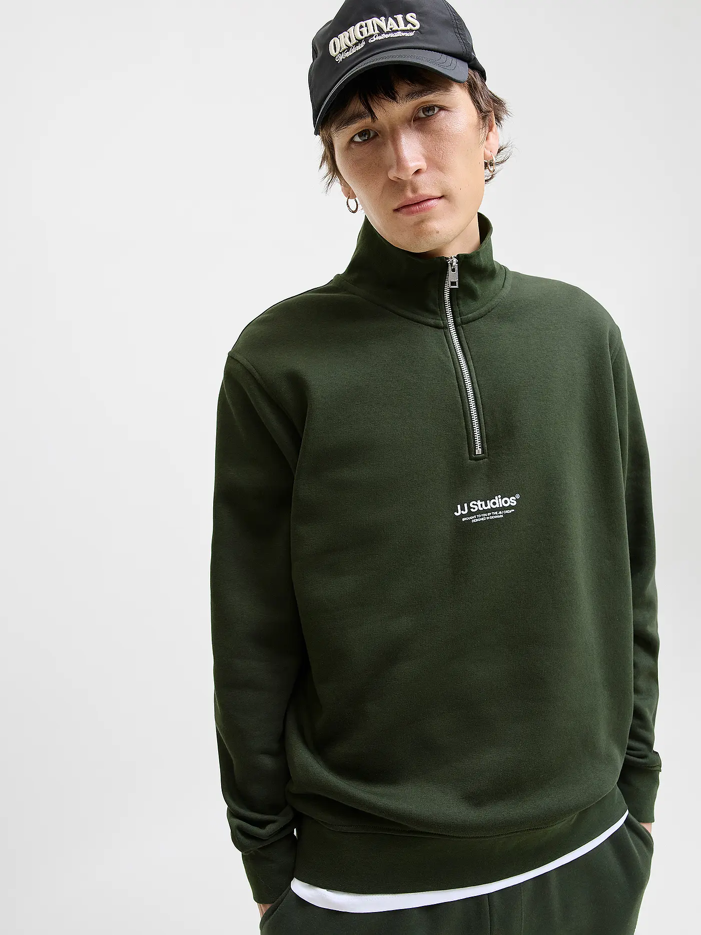 JACK & JONES | Troyer Pullover JJESOHO | olive