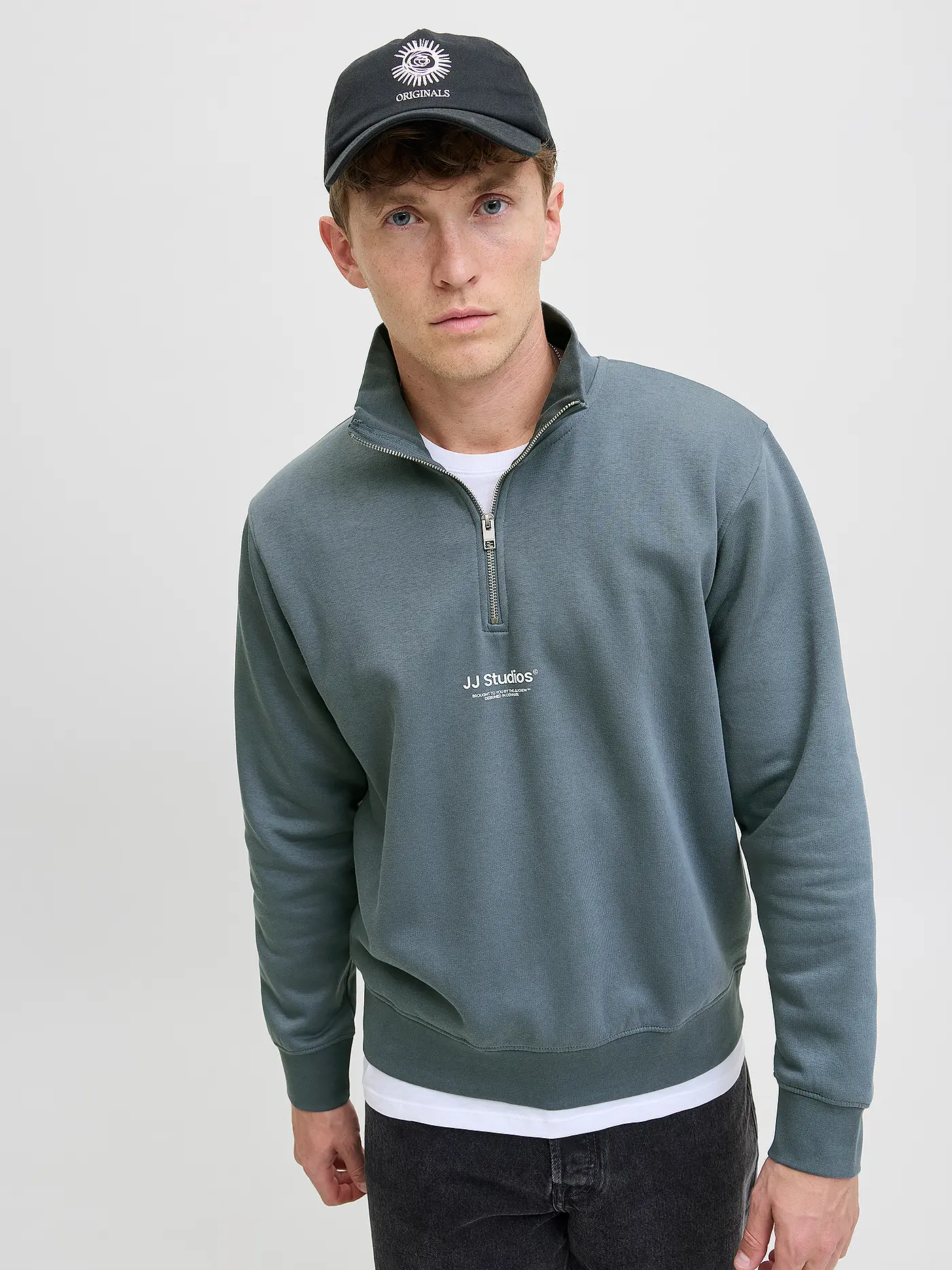 JACK & JONES | Troyer Pullover JJESOHO | blau