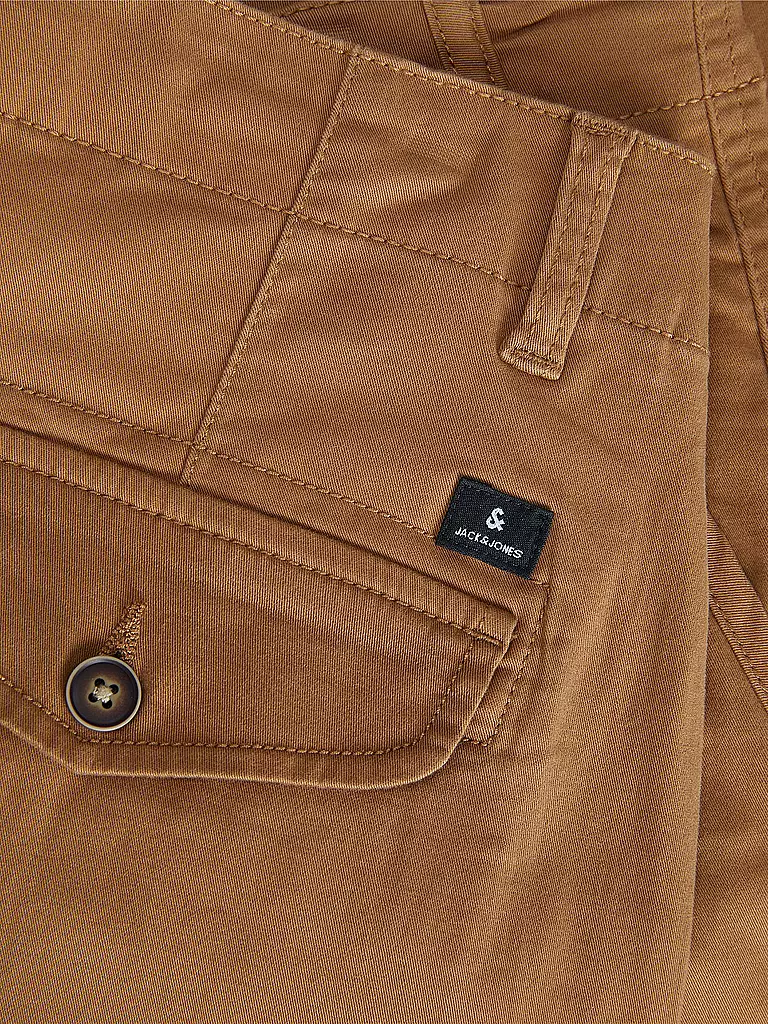 JACK & JONES | Cargohose JJFLAKE | hellbraun