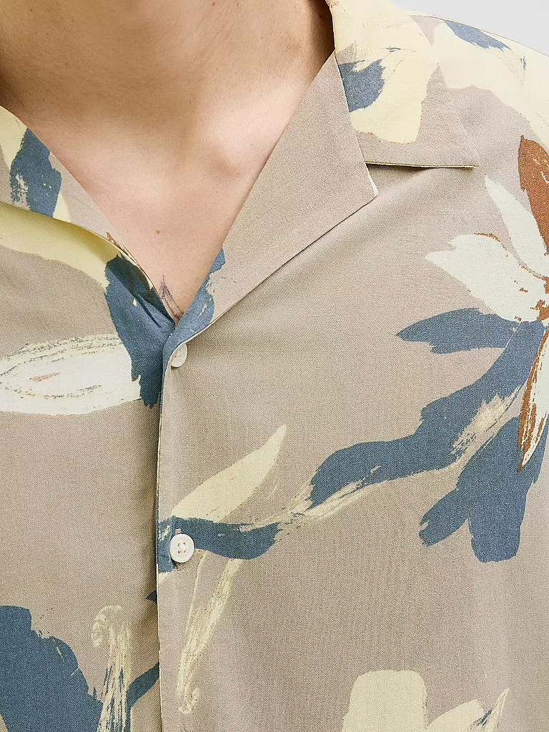 JACK & JONES | Hemd Regular Fit JORLUKE VARENNA | beige