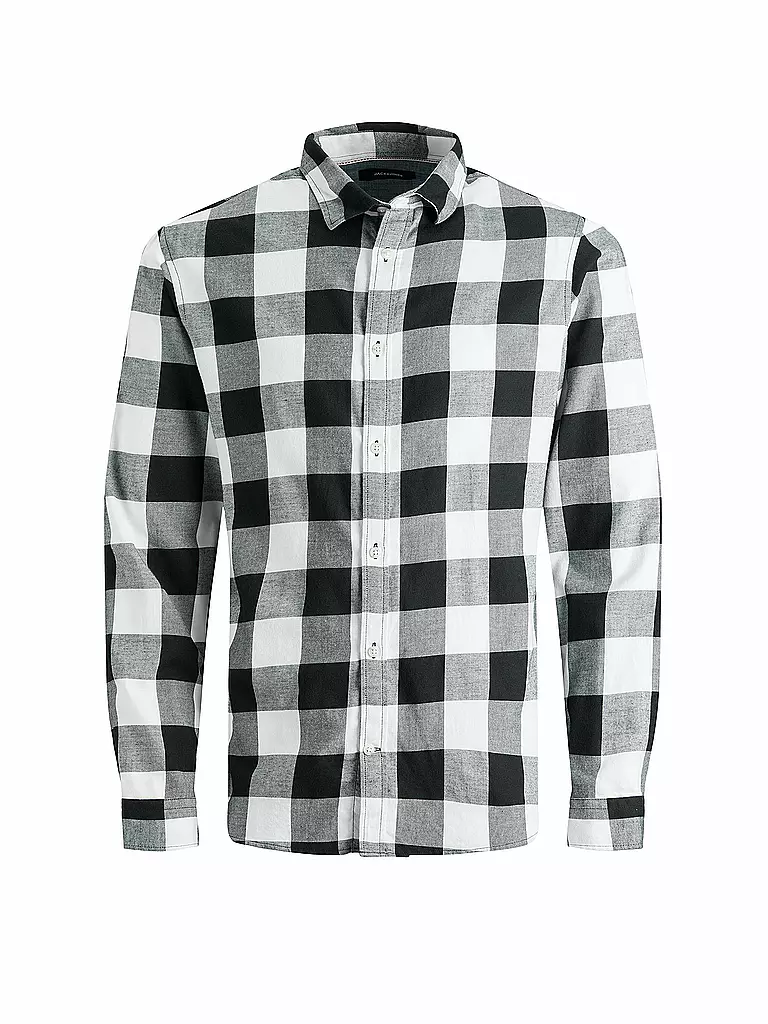 JACK & JONES | Hemd Slim Fit JJEGINGHAM  | weiss