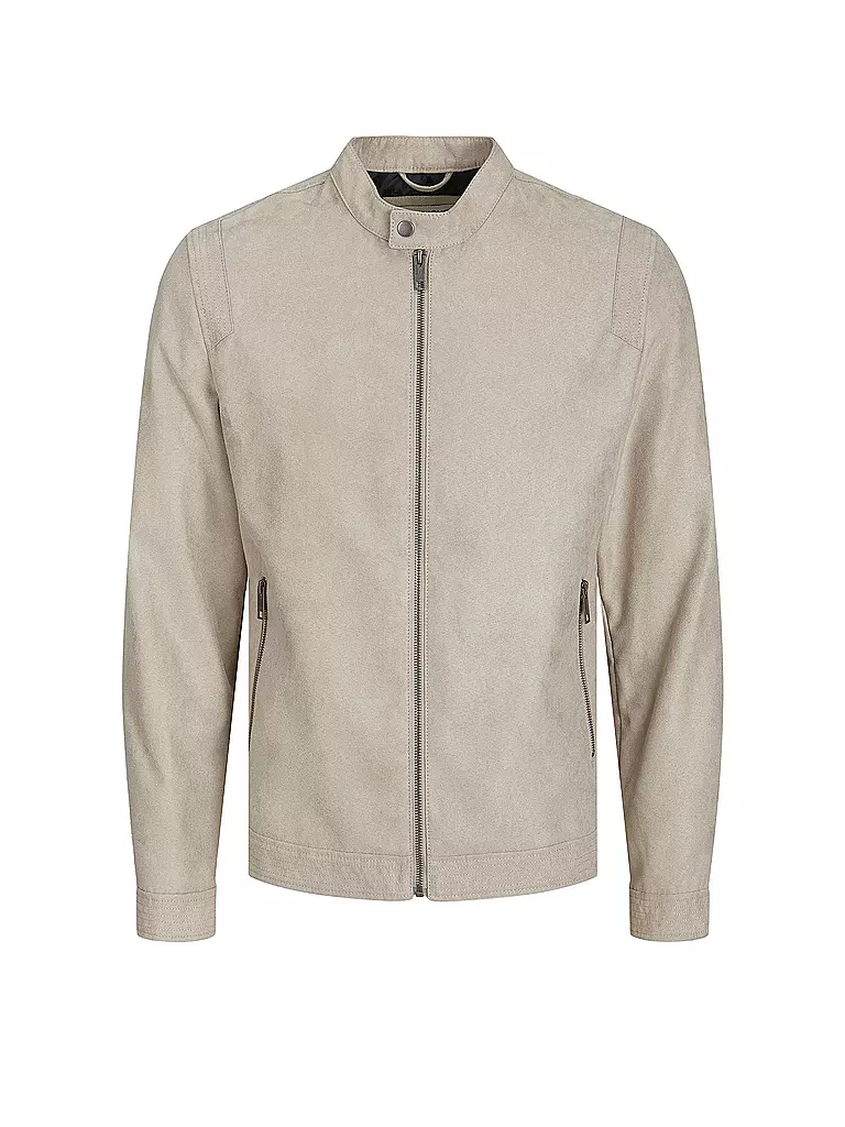 JACK & JONES | Jacke in Lederoptik JJEROCKY | beige