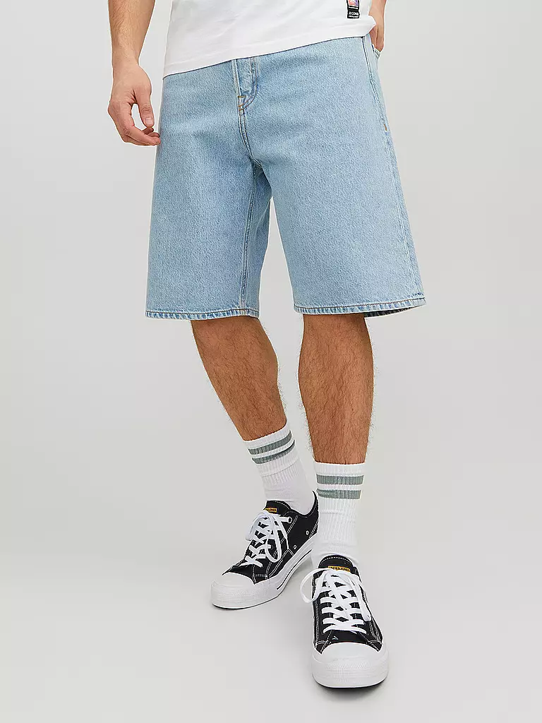 JACK & JONES | Jeans Shorts JJIALEX | blau