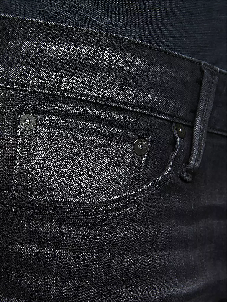 JACK & JONES | Jeans Slim Fit " JJIGLENN JJICON " | schwarz