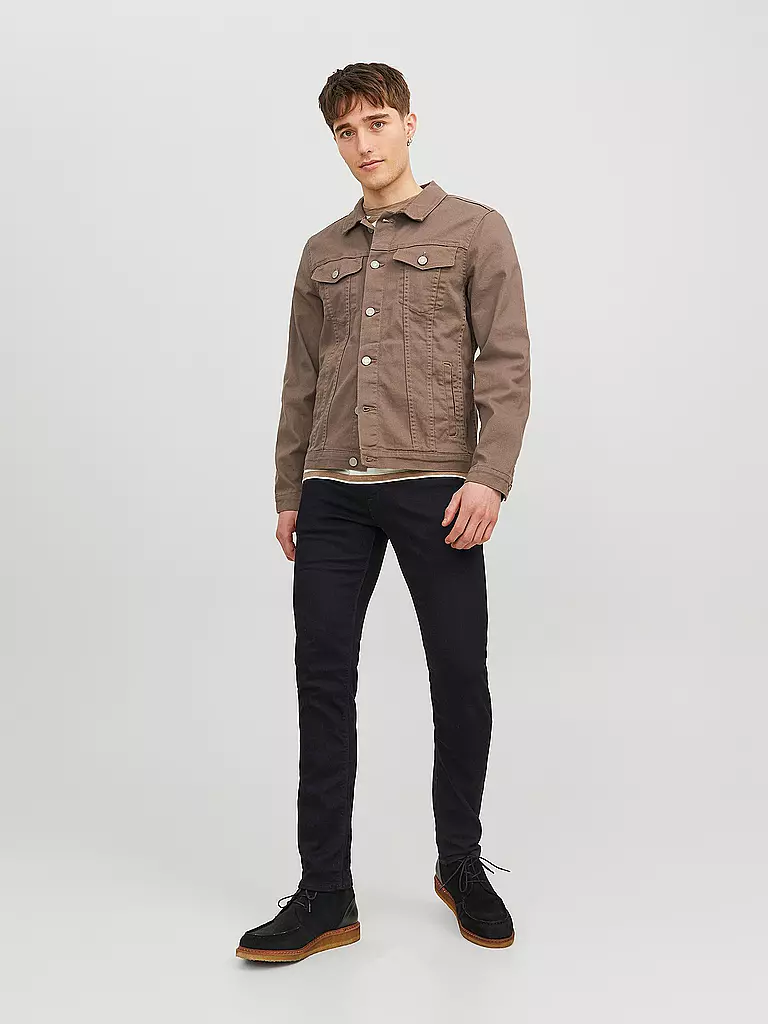 JACK & JONES | Jeans Slim Fit GLENN FELIX  | schwarz