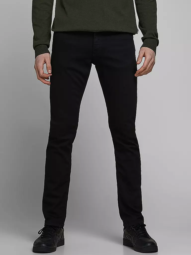 JACK & JONES | Jeans Slim Fit GLENN FELIX  | schwarz