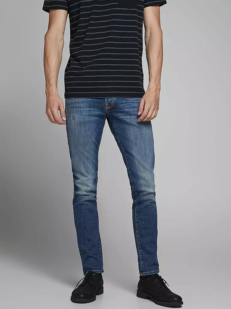 JACK & JONES | Jeans Slim Fit JJIGLENN  | blau