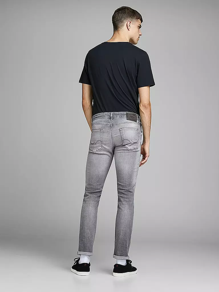 JACK & JONES | Jeans Slim Fit JJIGLENN JJICON  | grau