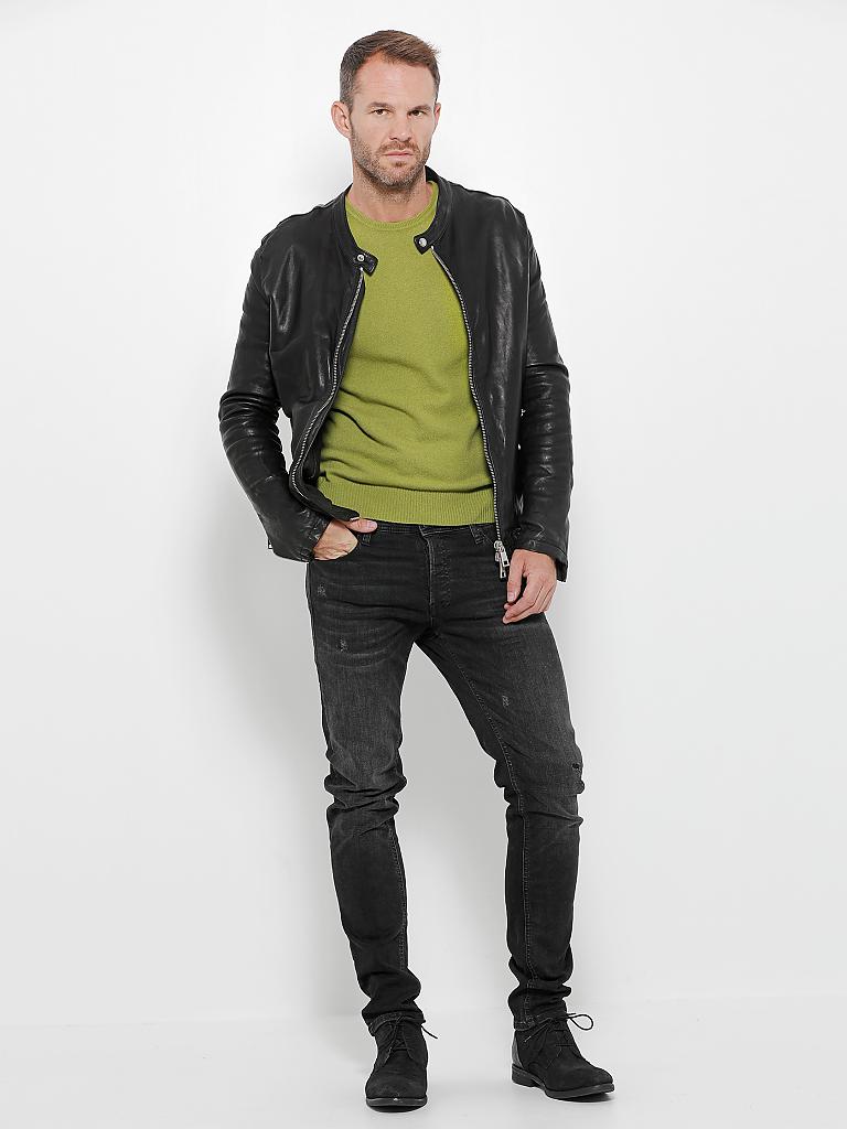 JACK & JONES | Jeans Slim-Fit "Glenn Original" | schwarz