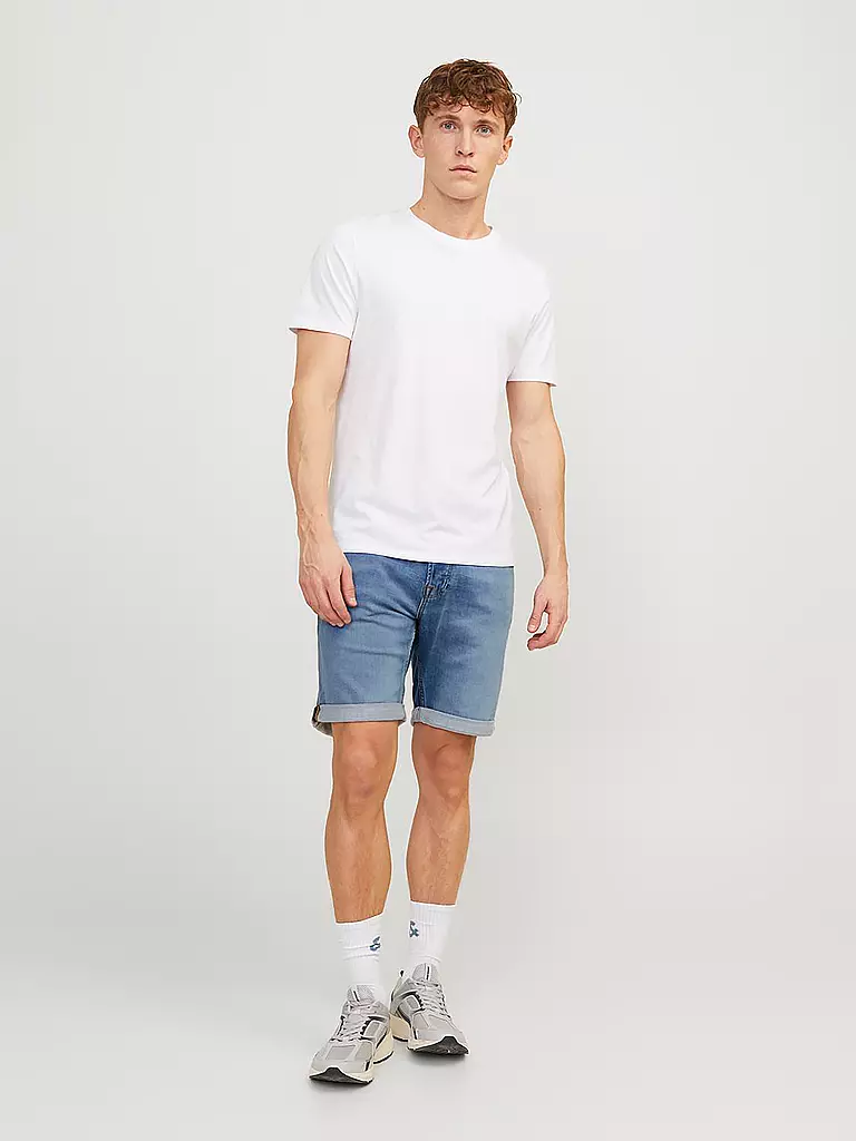 JACK & JONES | Jeansshorts JJIRICK JJICON | blau