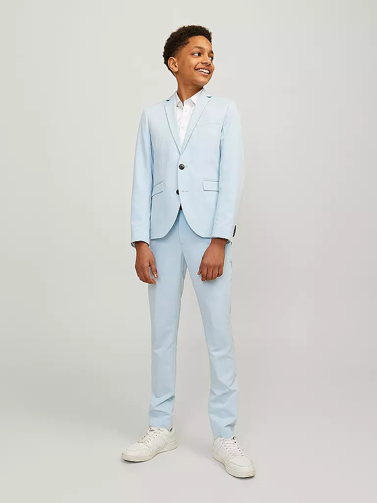 JACK & JONES | Jungen Anzughose JPRSOLAR Slim Fit | hellblau