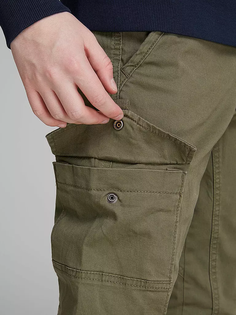 JACK & JONES | Jungen Cargohose JJIPAUL JJFLAKE | olive