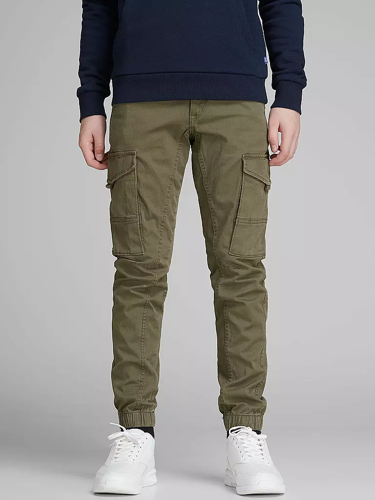 JACK & JONES | Jungen Cargohose JJIPAUL JJFLAKE | olive