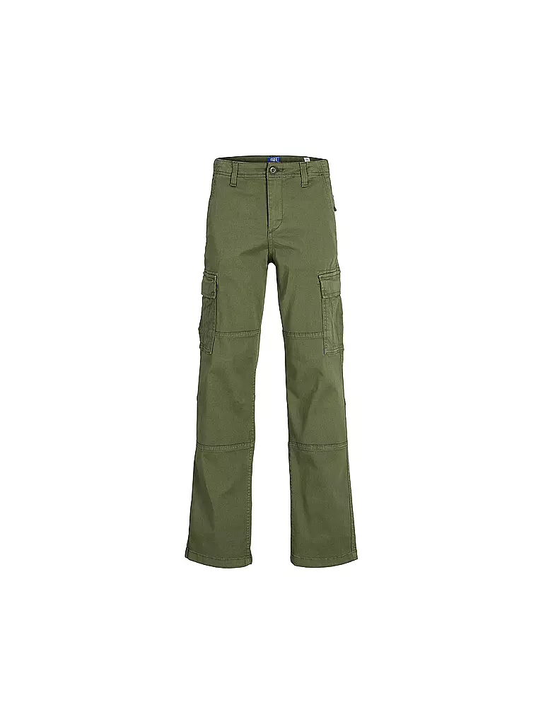 JACK & JONES | Jungen Cargohose JPSTKANE JJHARLOW | olive