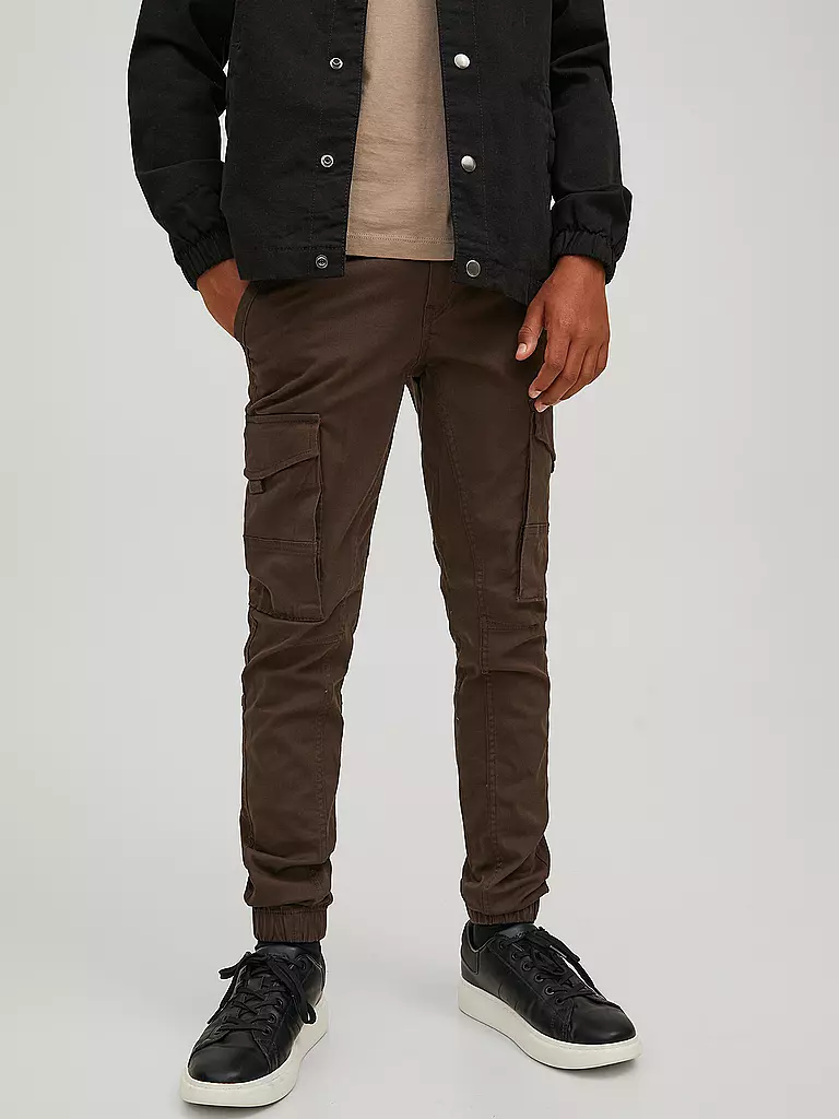 JACK & JONES | Jungen Cargohose JPSTPAUL  | grün