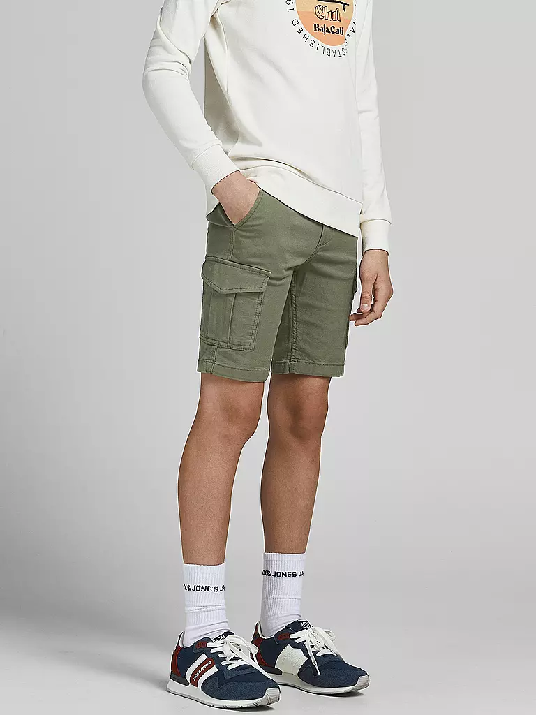 JACK & JONES | Jungen Cargoshorts " JJIJOE " | olive