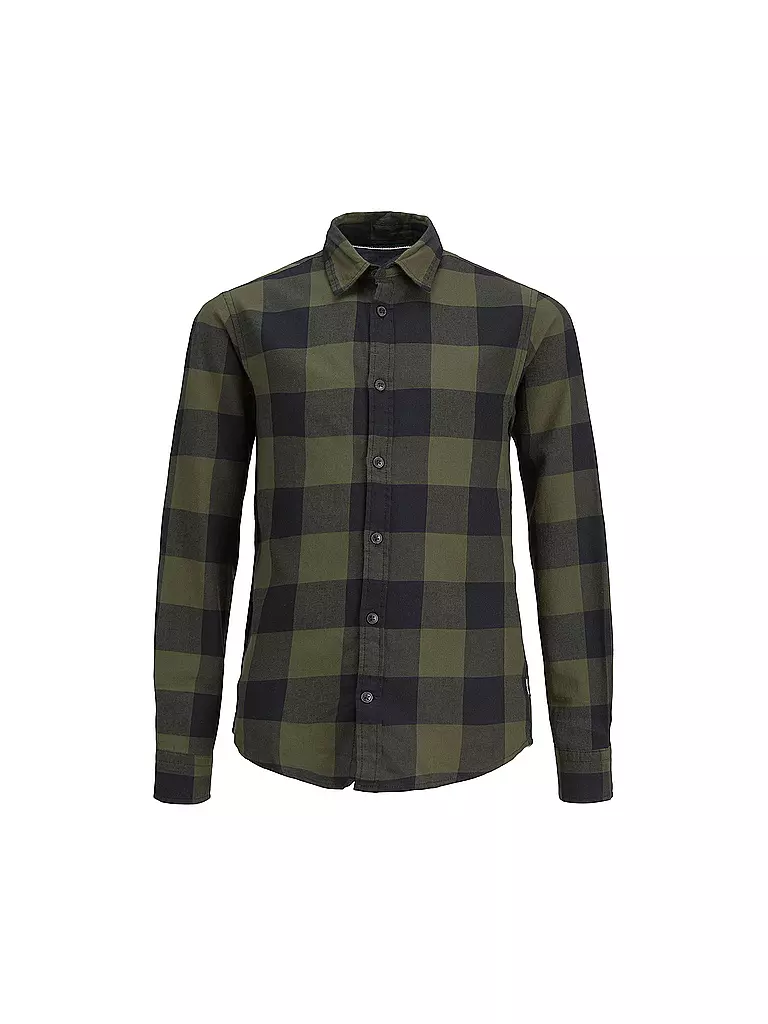 JACK & JONES | Jungen Hemd JJEGINGHAM | olive