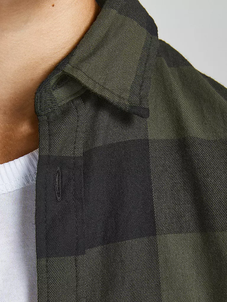 JACK & JONES | Jungen Hemd JJEGINGHAM | olive