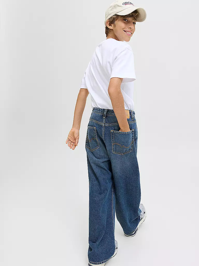 JACK & JONES | Jungen Jeans Tapered Fit JJIRON  | blau