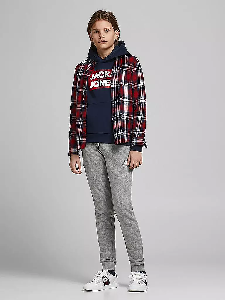 JACK & JONES | Jungen Jogginghose JJIGORDON | grau