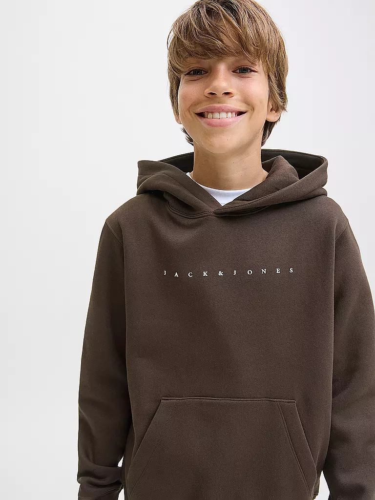 JACK & JONES | Jungen Kapuzensweater - Hoodie JJESTAR JJ  | braun