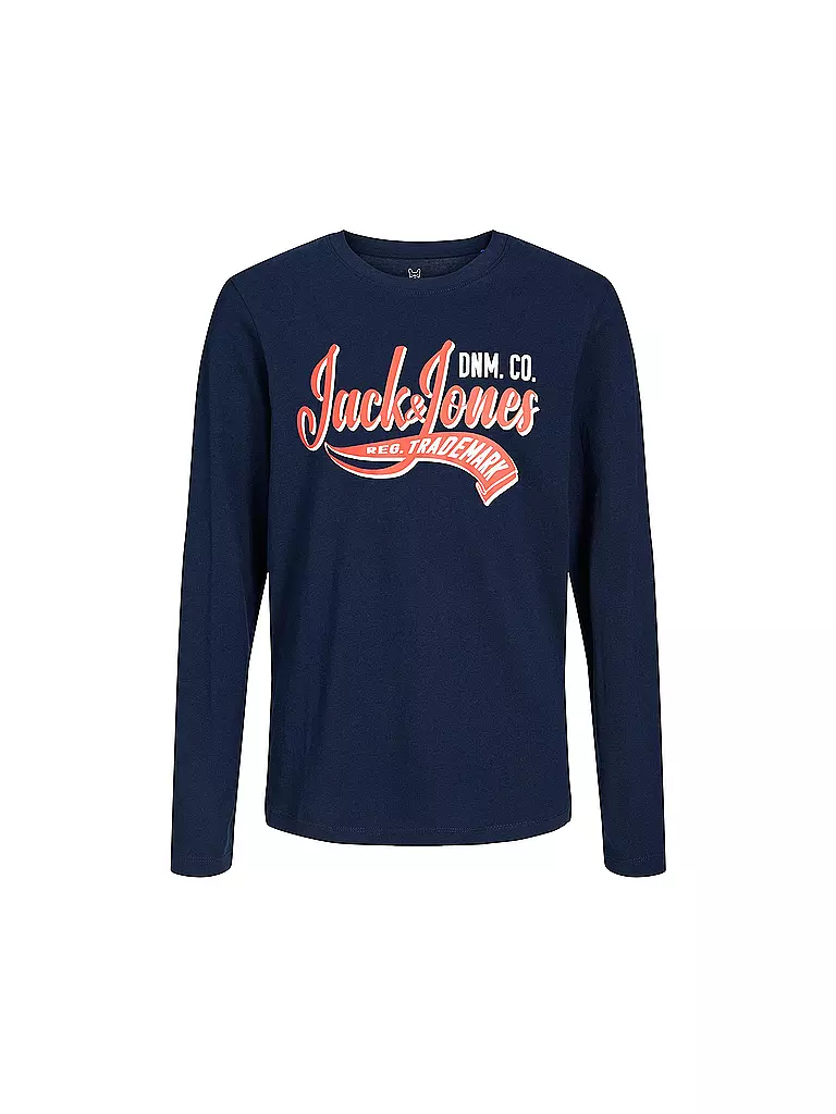 JACK & JONES | Jungen Langarmshirt JJELOGO | dunkelblau