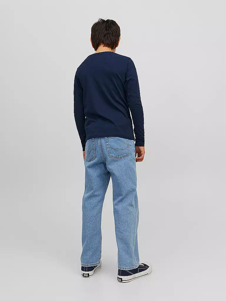 JACK & JONES | Jungen Langarmshirt JJELOGO | dunkelblau