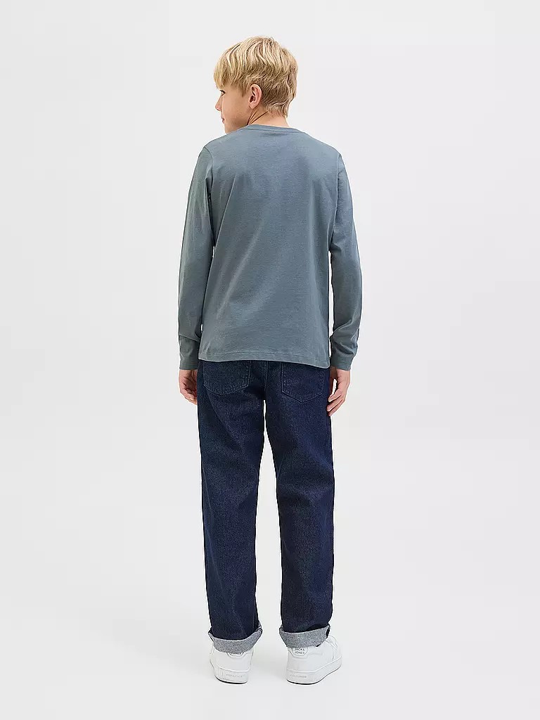 JACK & JONES | Jungen Langarmshirt JJELOGO | blau