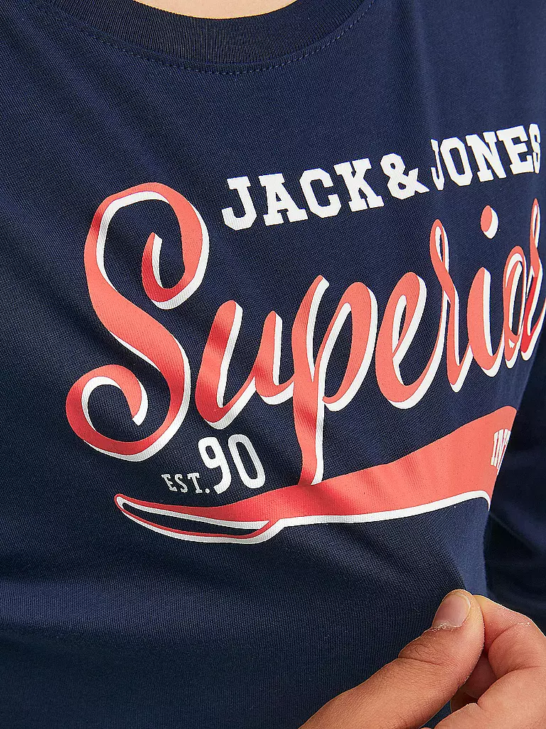 JACK & JONES | Jungen Langarmshirt JJELOGO | dunkelblau