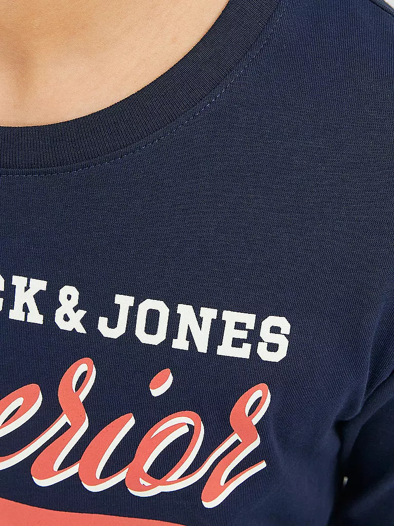 JACK & JONES | Jungen Langarmshirt JJELOGO | dunkelblau