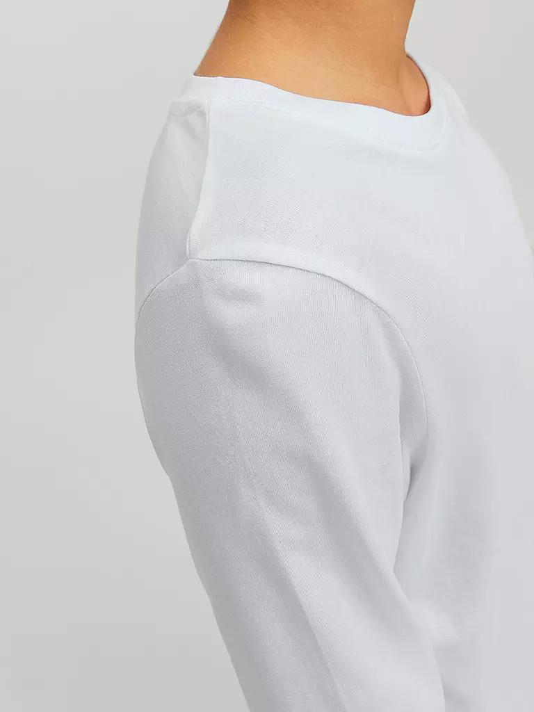 JACK & JONES | Jungen Langarmshirt JJEORGANIC  | weiss