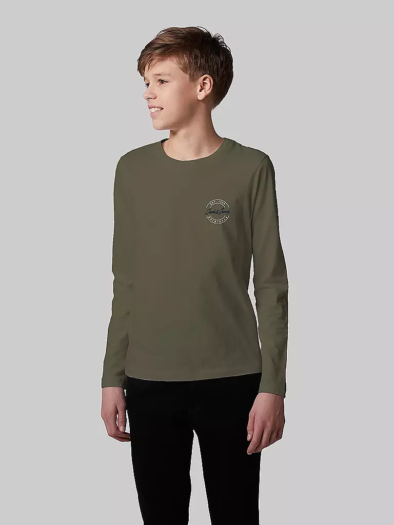 JACK & JONES | Jungen Langarmshirt JORJERRY  | olive