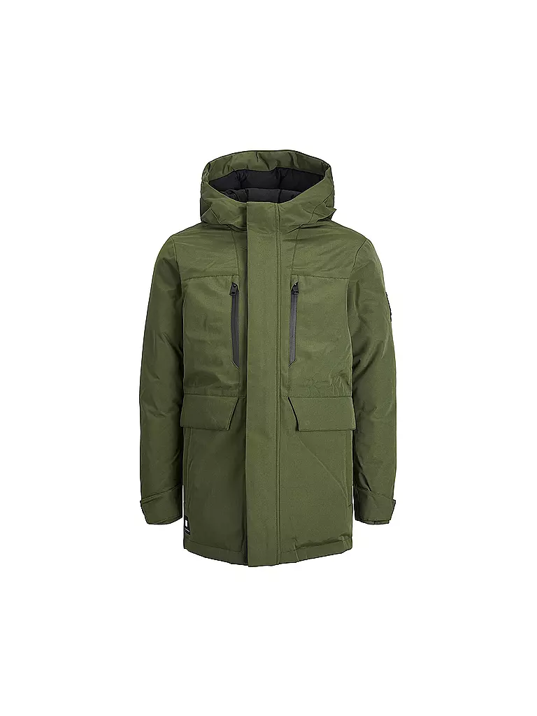 JACK & JONES | Jungen Parka JCOBACH  | dunkelgrün