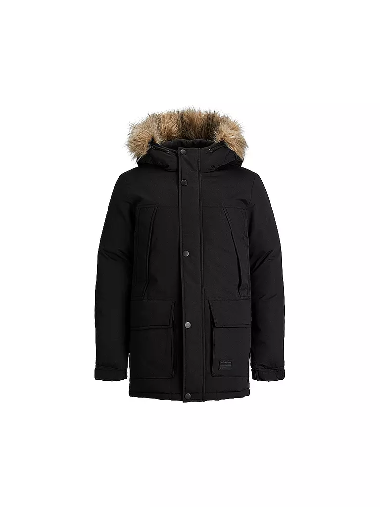 JACK & JONES | Jungen Parka JJSUPER | schwarz