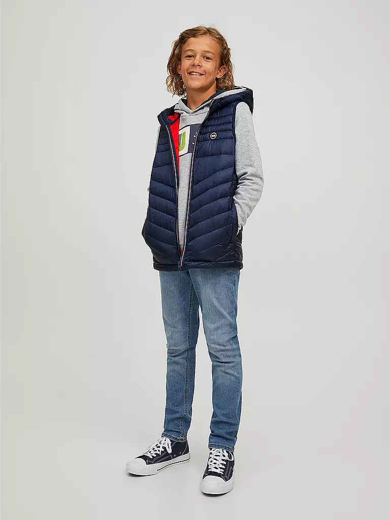 JACK & JONES | Jungen Steppgilet JJEHERO | dunkelblau