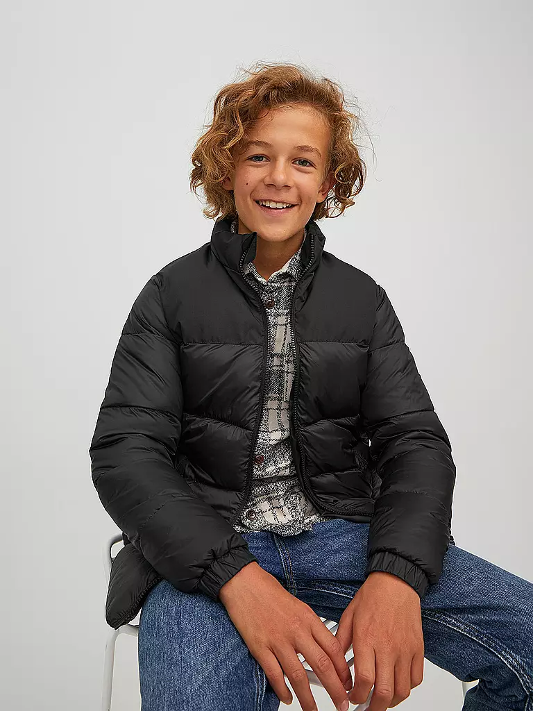 JACK & JONES | Jungen Steppjacke JJCHILI | schwarz