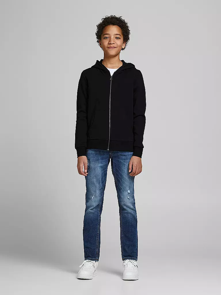 JACK & JONES | Jungen Sweatjacke " JJEBASIC " | schwarz