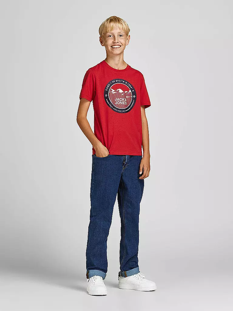JACK & JONES | Jungen T-Shirt JCOBILO  | rot
