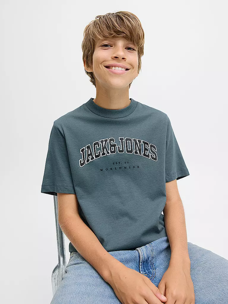 JACK & JONES | Jungen T-Shirt JJECALEB | blau
