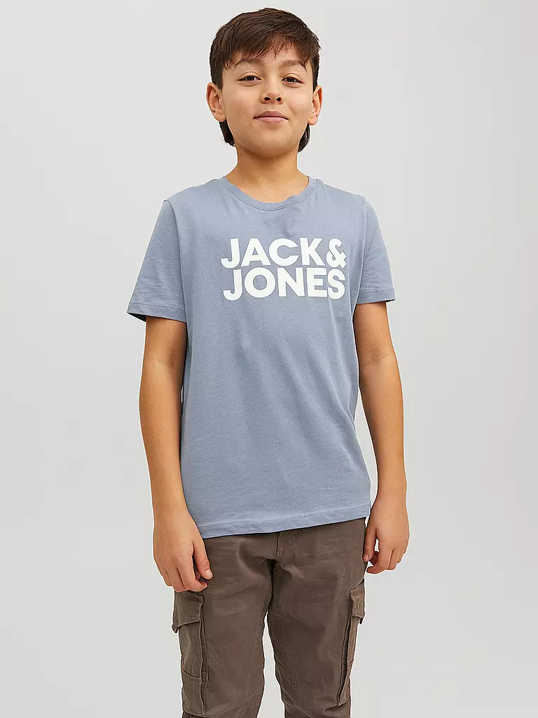 JACK & JONES | Jungen T-Shirt JJECORP | hellblau