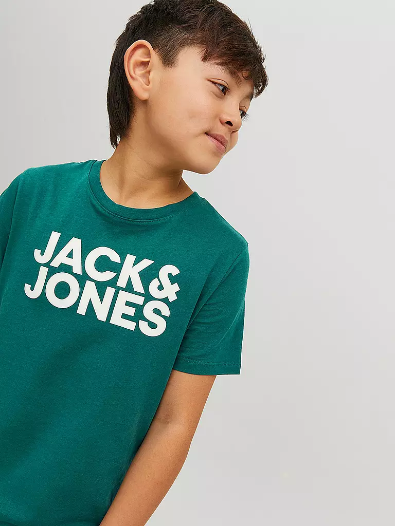 JACK & JONES | Jungen T-Shirt JJECORP | grün