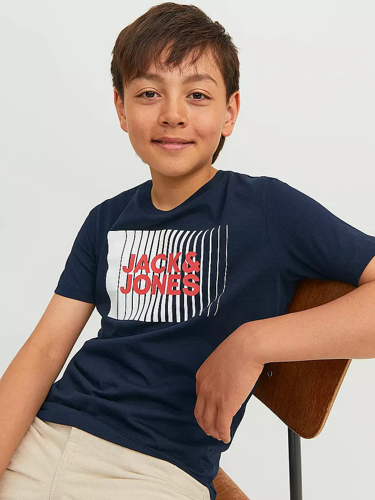 JACK & JONES | Jungen T-Shirt JJECORP | dunkelblau