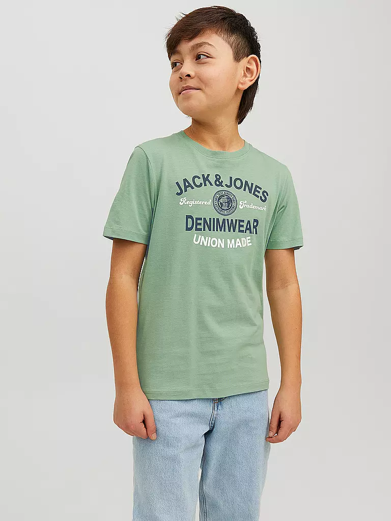 JACK & JONES | Jungen T-Shirt JJELOGO  | mint