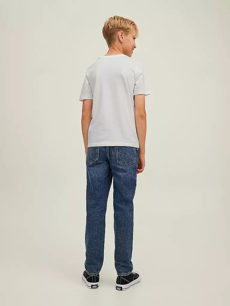 JACK & JONES | Jungen T-Shirt JJELOGO  | weiss