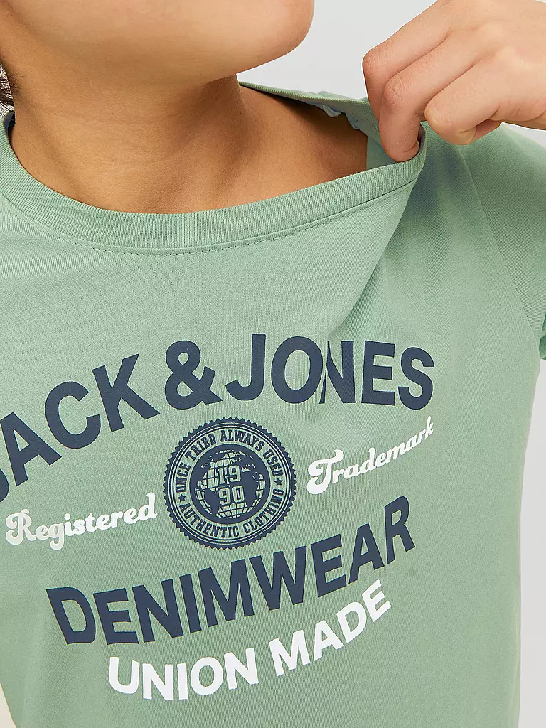 JACK & JONES | Jungen T-Shirt JJELOGO  | mint