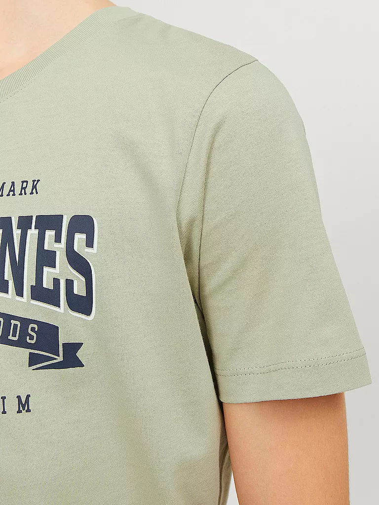 JACK & JONES | Jungen T-Shirt JJELOGO | hellgrün