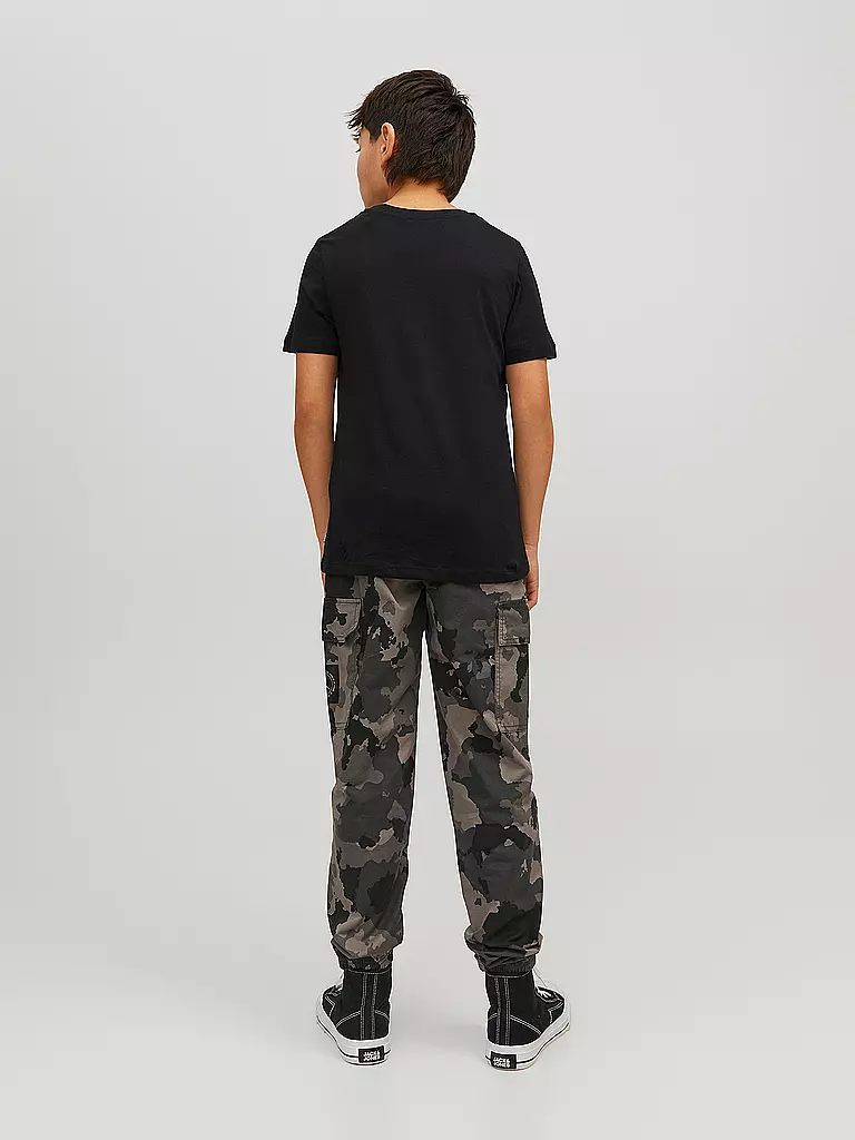 JACK & JONES | Jungen T-Shirt JJEORGANIC | schwarz