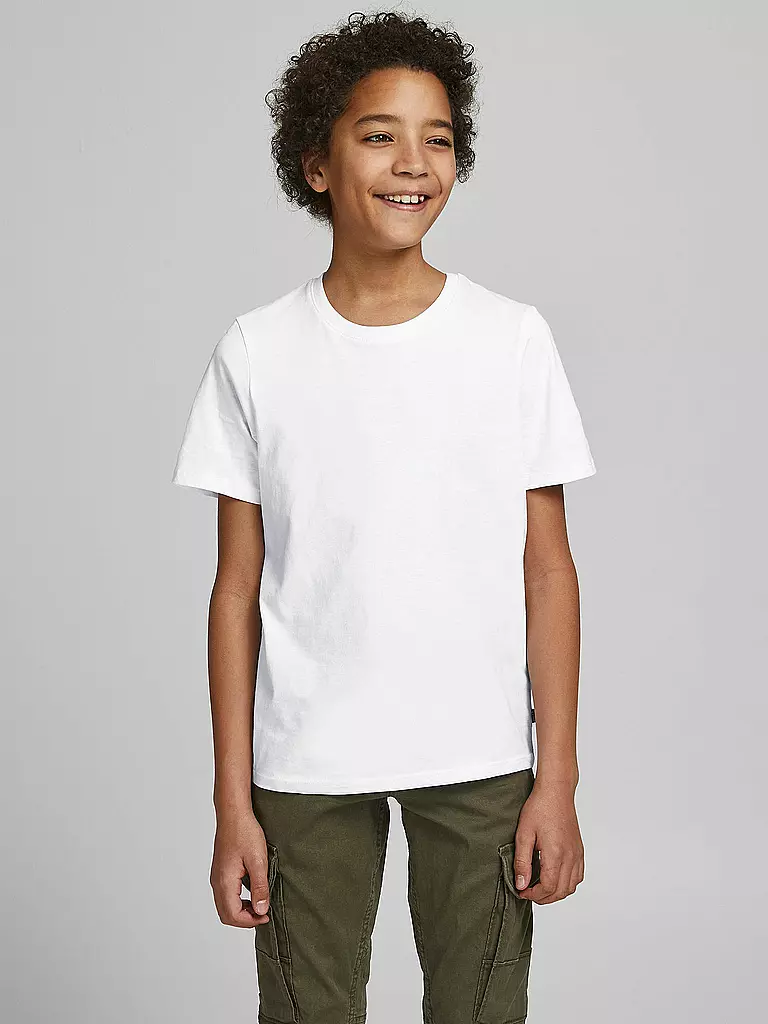 JACK & JONES | Jungen T-Shirt JJEORGANIC | weiss